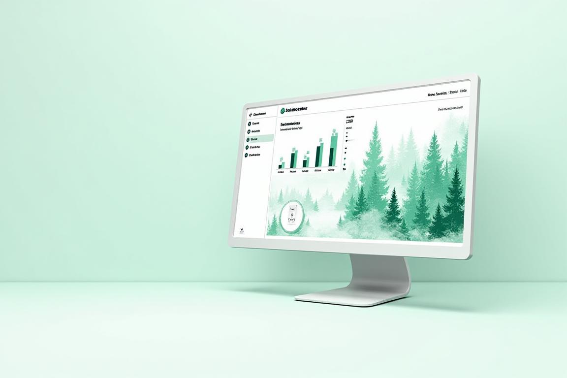 Sylvark Benchmarking software dashboard interface showing efficiency charts